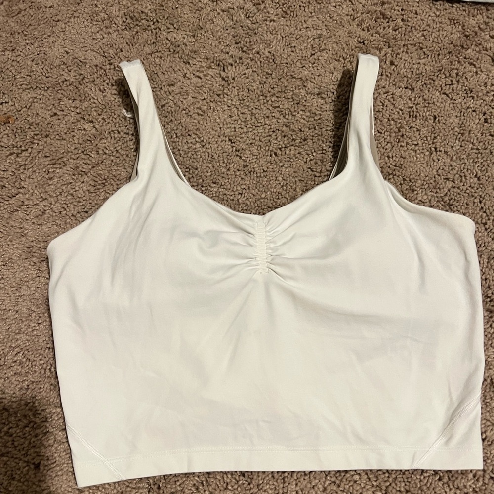 Lululemon gathered align tank - white